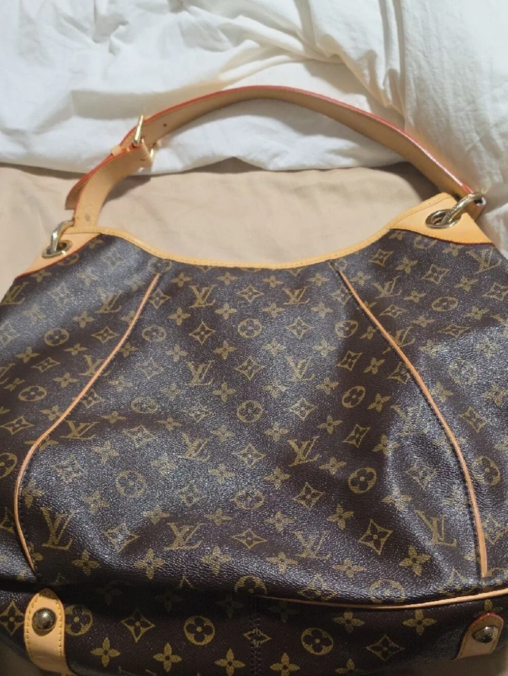 Louis Vuitton Monogram Shoulder Bag in Brown